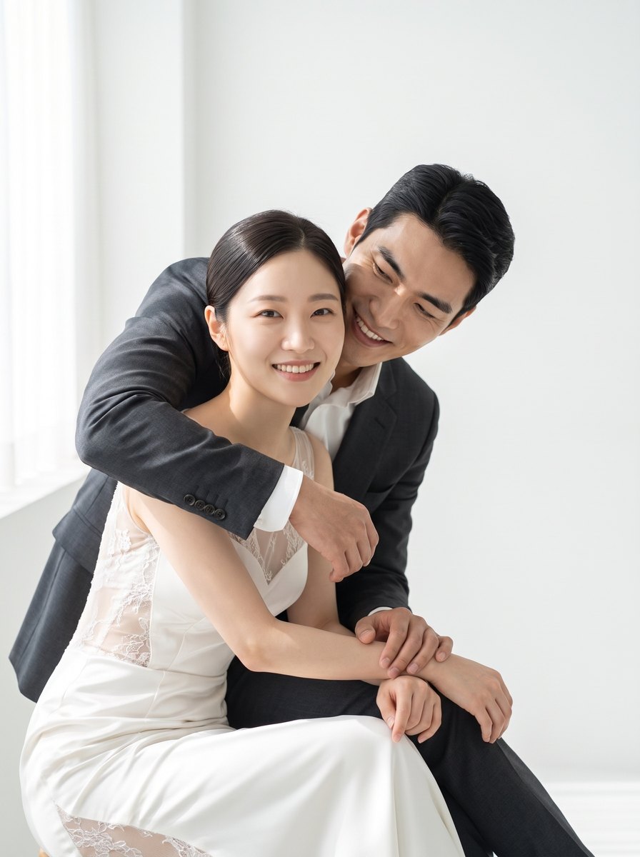 미니멀 화이트 컨셉 화보